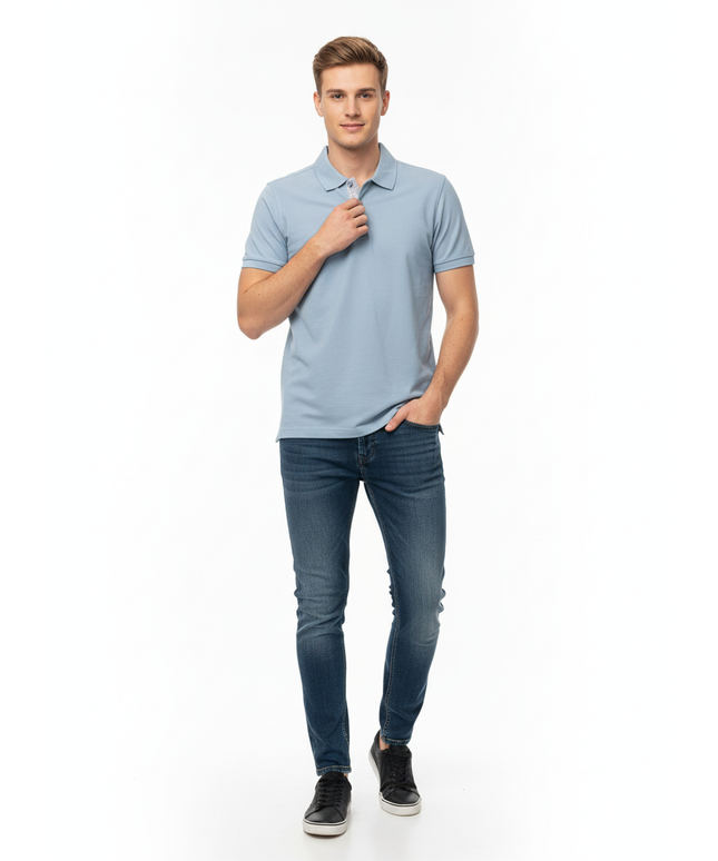 BROTHERS FINEST COTTON COMFORT FIT LIGHT BLUE