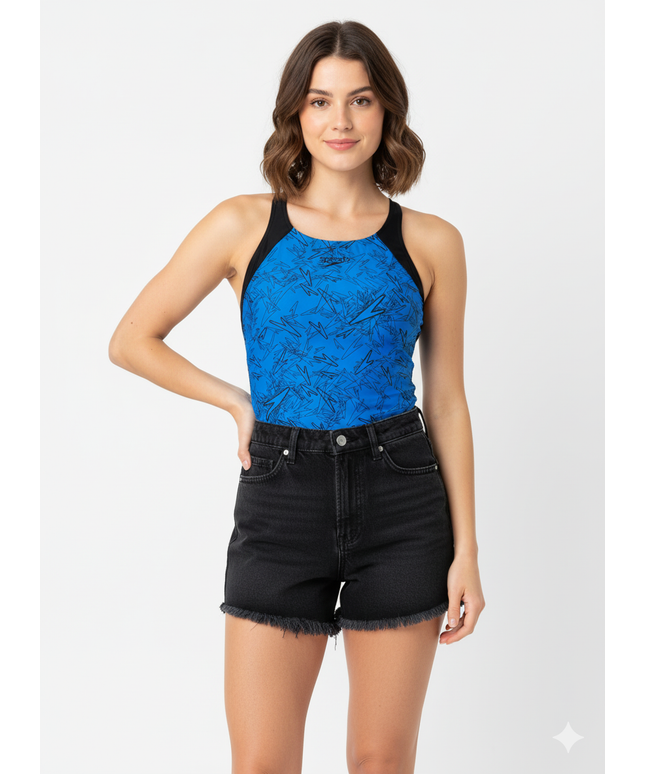 SPEEDO. BOOM ALLOVER TANKINI