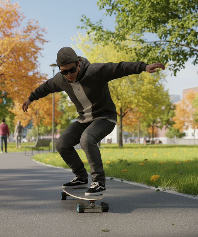 SEALED - Kryptonics 92CM Longboard Big Wave - Blue (A)