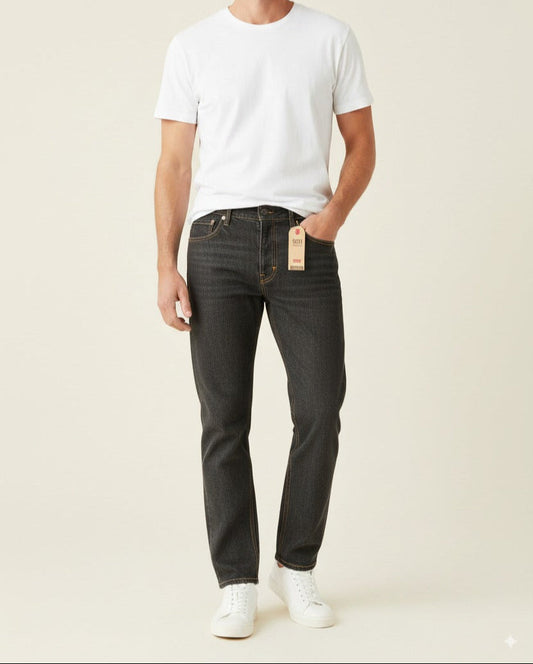 Levi Strauss & Co 501 Original Riveted Dark Grey Jeans Men