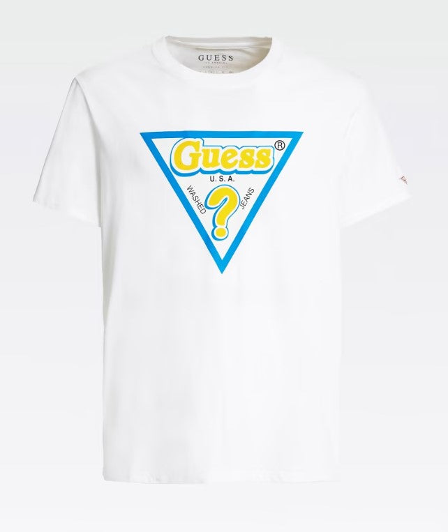 Guess Jeans Men'S T-Shirt White