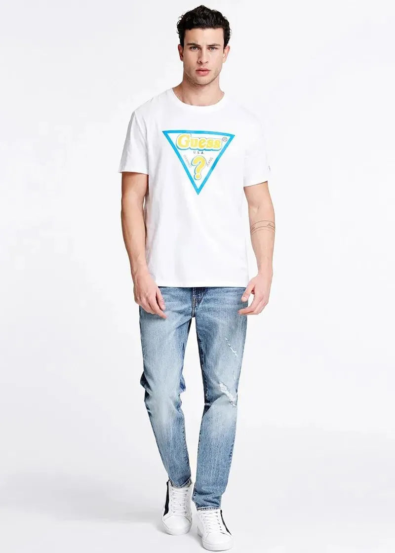 Guess Jeans Men'S T-Shirt White