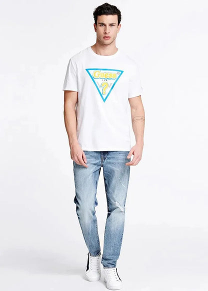 Guess Jeans Men'S T-Shirt White