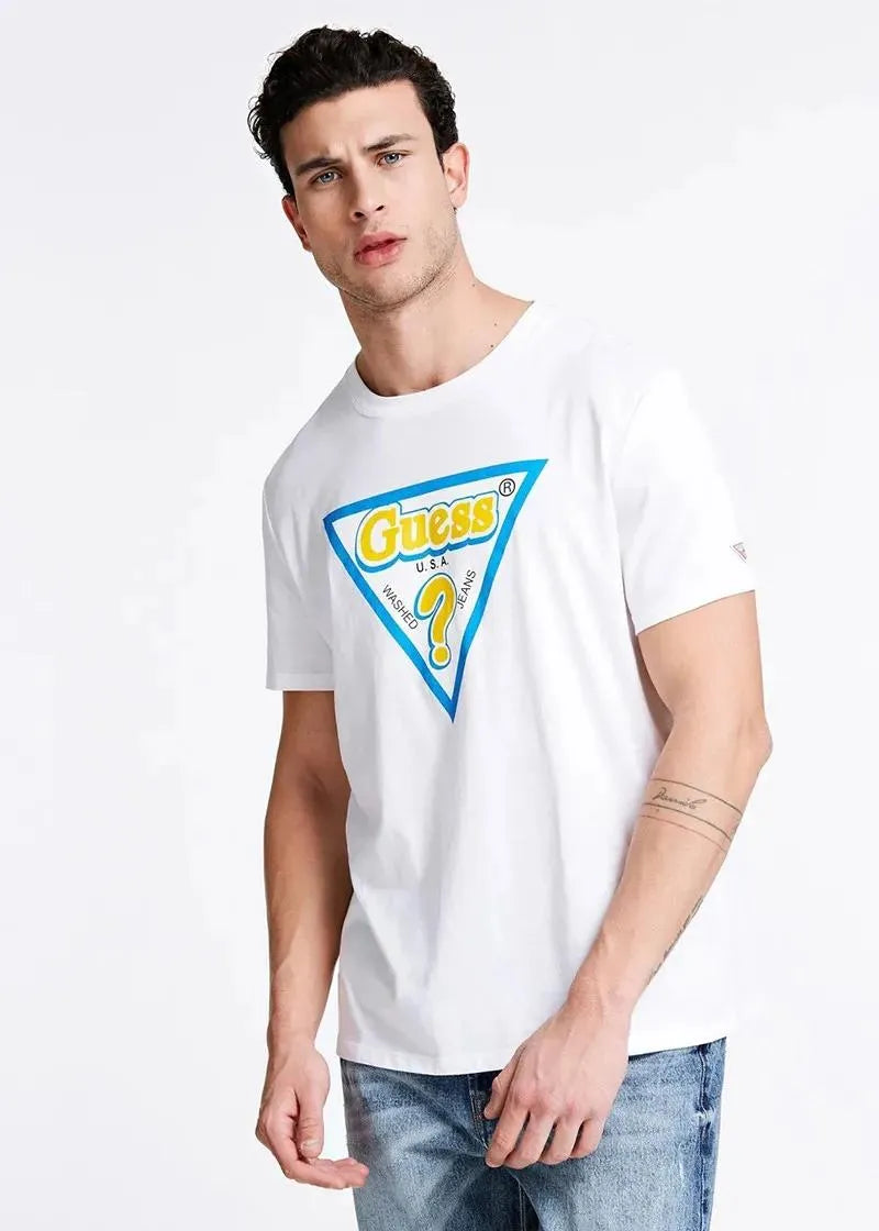 Guess Jeans Men'S T-Shirt White