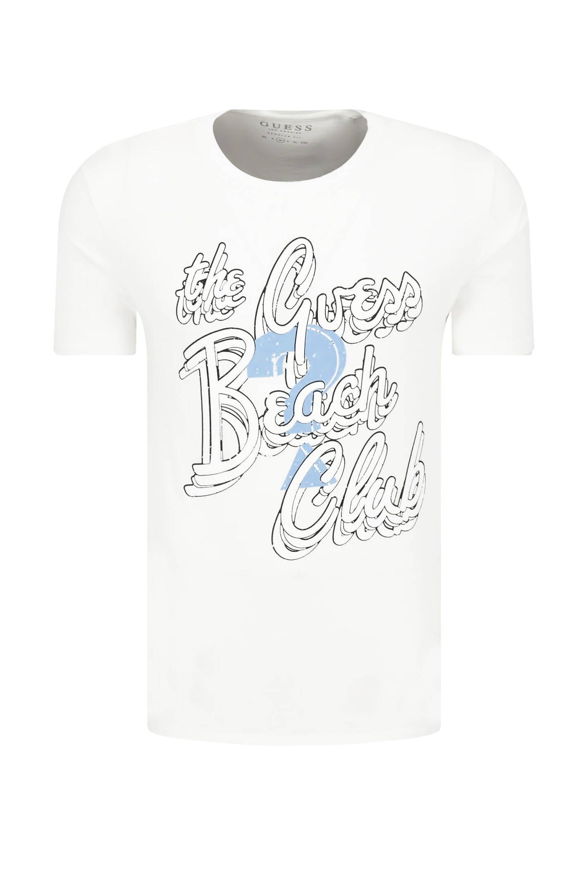 Guess The Beach Club T-Shirt - Men's, White