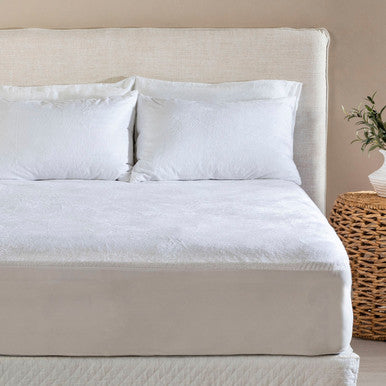 Fantastic Model Milkshake Kids Bamboo & Cotton Mattress Protector White C=70x130+25CM