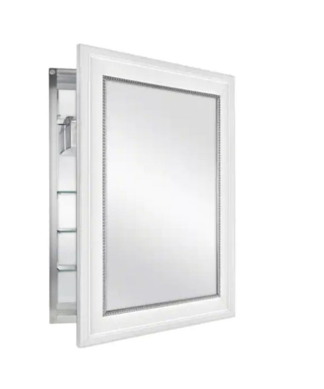 Home Decorators Collection 20 in. W x 26 in. H Rectangular Medicine Cabinet with Mirror