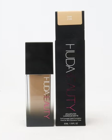 Huda Beauty FauxFilter Luminous Matte Full Coverage Liquid Foundation 35ml - Shade: Chai 210B