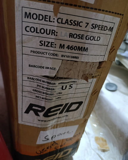 Reid Classic 7 Speed M / Color Rose Gold-- open box