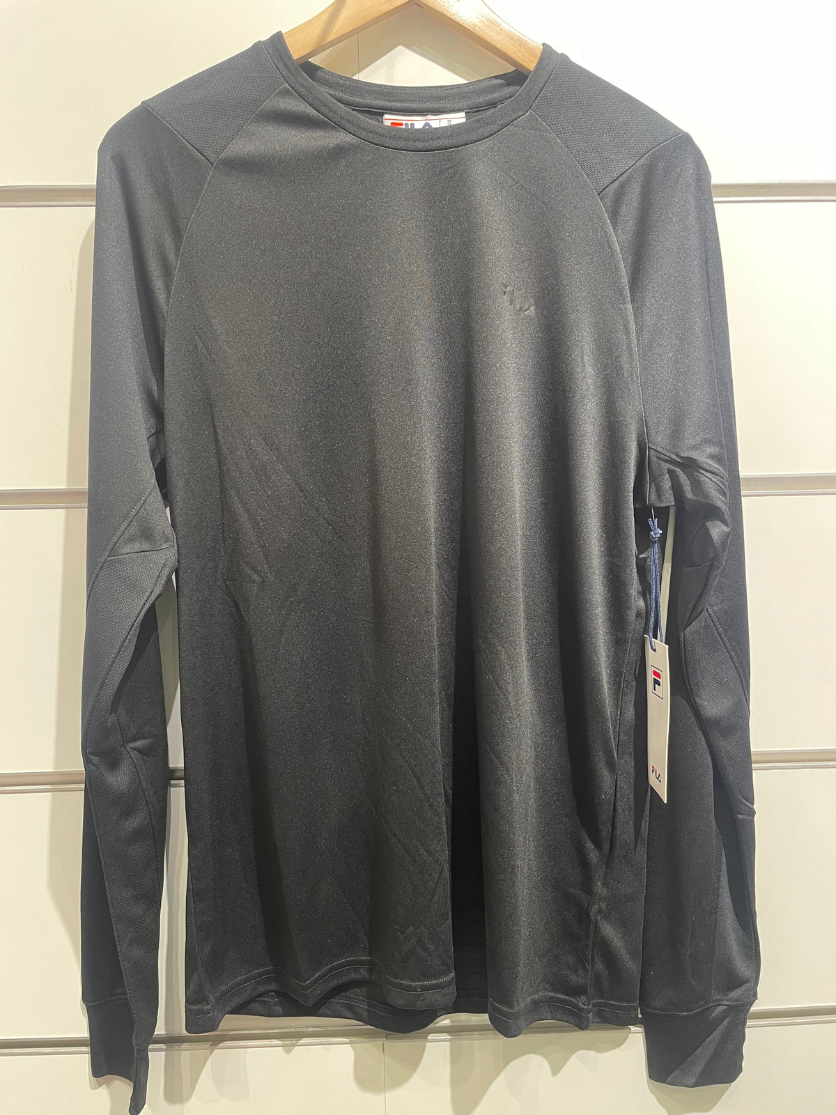 Fila Long Sleeved Black T-Shirt For Men
