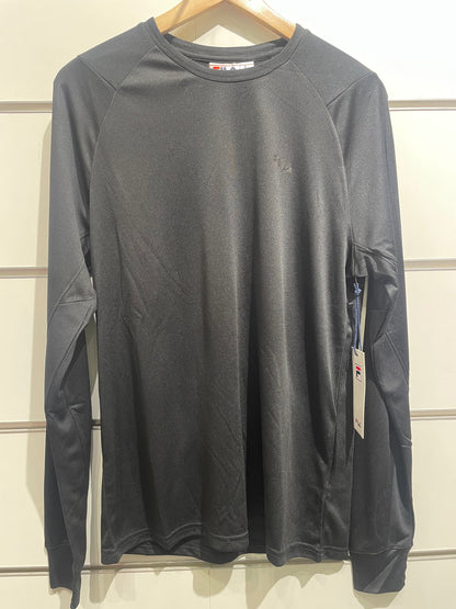 Fila Long Sleeved Black T-Shirt For Men