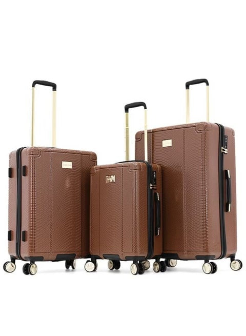 Bebe Light Weight Mobility Marta Hardshell Brown Trolley Bag Luggage