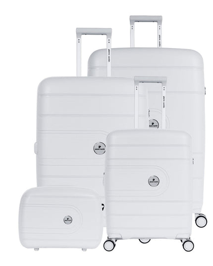 Pierre Cardin White Travel bag Set of 4 (14"20"24"28")