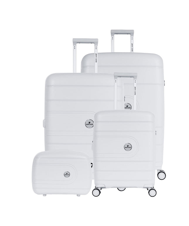 Pierre Cardin White Travel bag Set of 4 (14"20"24"28")
