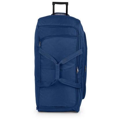 Gabol Blue Turquoise Recycled Material Duffle Trolley Bag Luggage