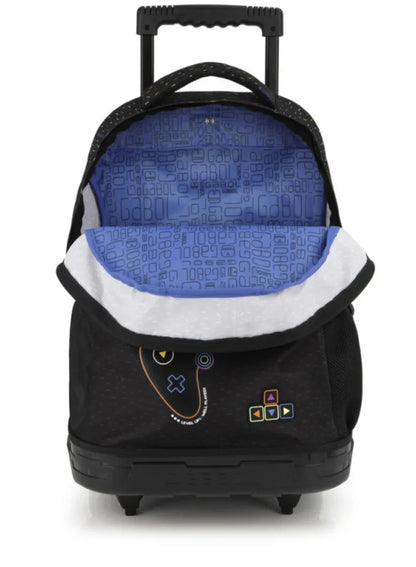 Gabol Black Level Up Well Played Kids Trolley Bag