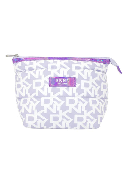 DKNY Skylight Puffer Beauty Bag, Lavender & White