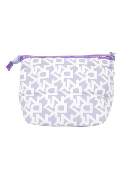 DKNY Skylight Puffer Beauty Bag, Lavender & White