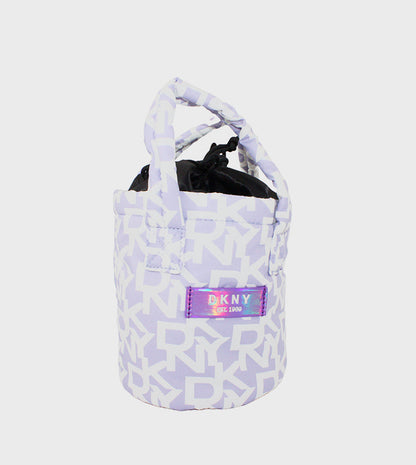 DKNY Bucket Bag, Purple Lace Signature Puffer - Women's (DA010SP2)