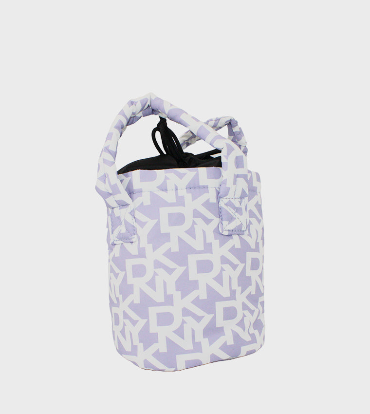 DKNY Bucket Bag, Purple Lace Signature Puffer - Women's (DA010SP2)