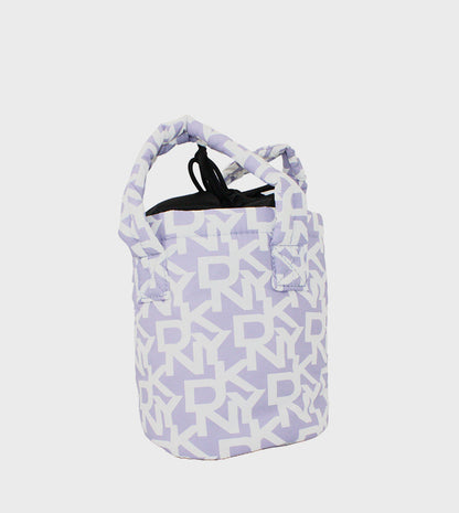 DKNY Bucket Bag, Purple Lace Signature Puffer - Women's (DA010SP2)