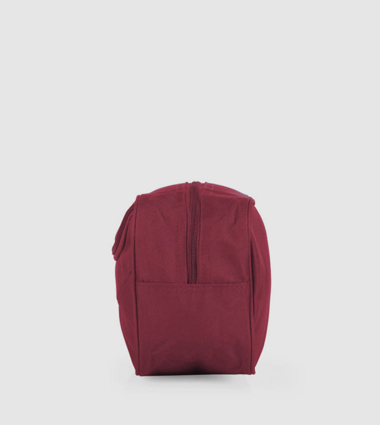 Gabol Recycled Material Zip Around Red Bag Storage Bag Toiletry Bag Ref 122306-008