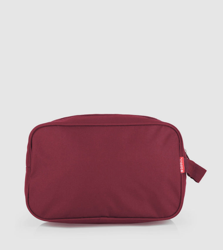 Gabol Recycled Material Zip Around Red Bag Storage Bag Toiletry Bag Ref 122306-008