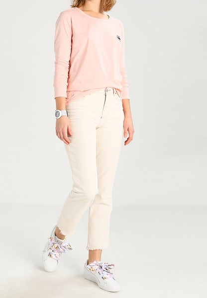G-Star Raw Jiling Straight R T Women Lt Mauve Ny Jersey Do4439.2757.8882