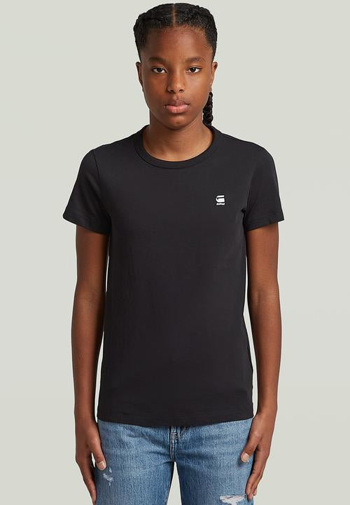 G-Star Raw Eyben Slim R T Women Black T-Shirt Ny Jersey