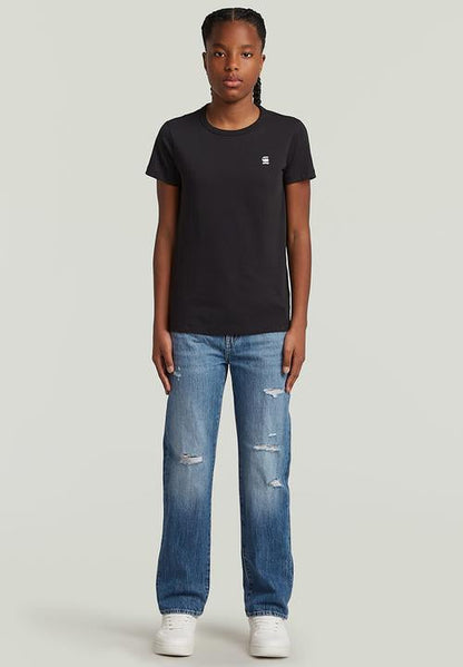 G-Star Raw Eyben Slim R T Women Black T-Shirt Ny Jersey