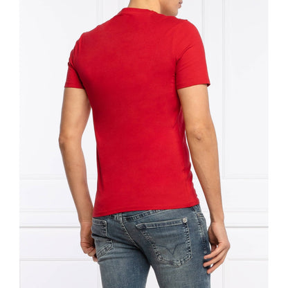 Guess Men'S Camuspace Graphic T-Shirt – Red