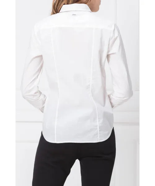 G-Star Core Bow Slim Shirt Wmn Ls White Office Stretch Poplin Women