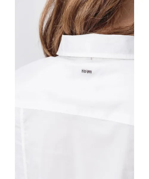 G-Star Core Bow Slim Shirt Wmn Ls White Office Stretch Poplin Women