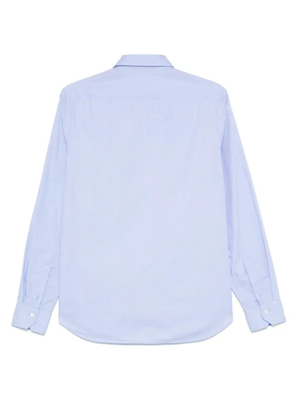 G-Star Raw H-A2 Pkt Shirt Wmn L/S Scuba Blue White Indell Weave Shirt