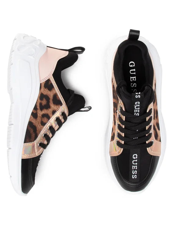 Guess GW Speerit-B Shoes, Gold/Black