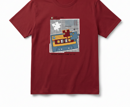 Achiver Dark Red Rush T-Shirt Men