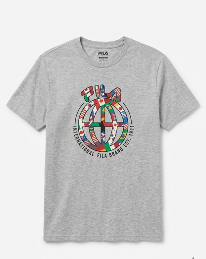 Fila Black "International Fila Brand Est.1911" T-Shirt Men