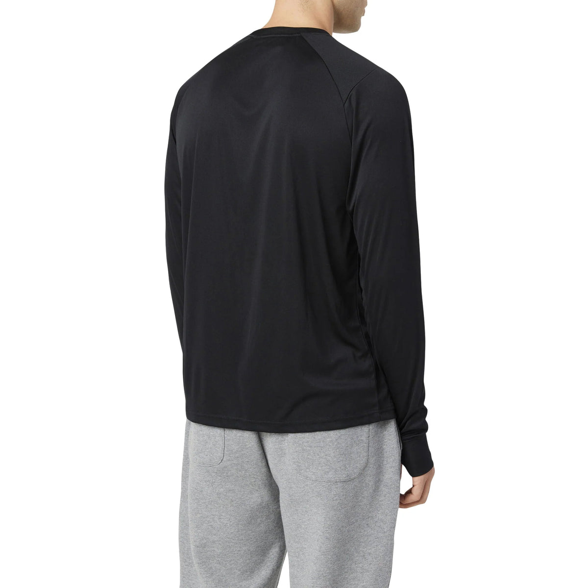 Fila Long Sleeved Black T-Shirt For Men