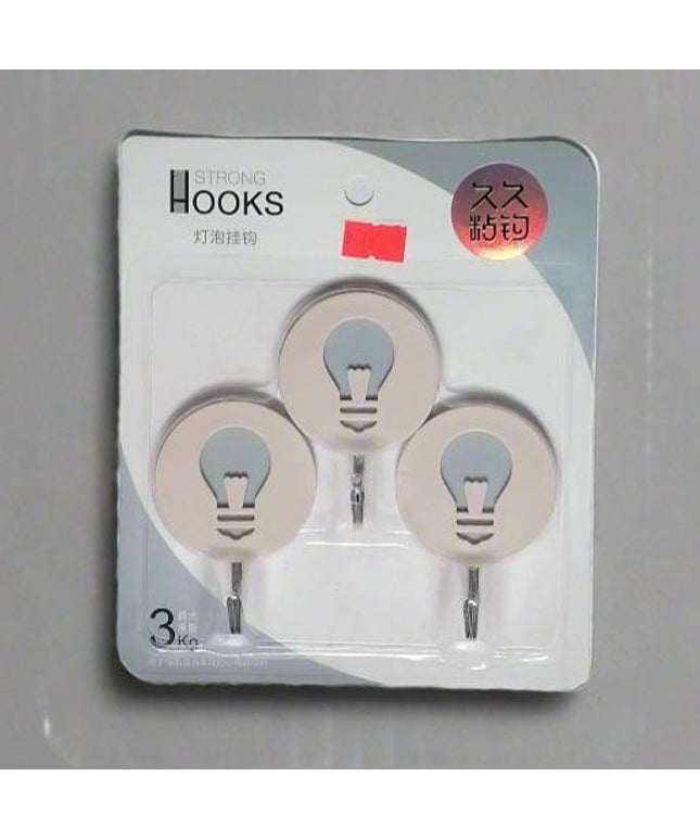adhesive hooks (pack of 3)