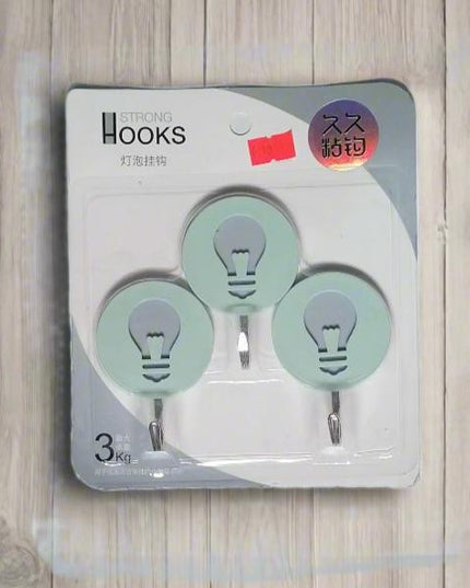 adhesive hooks (pack of 3)