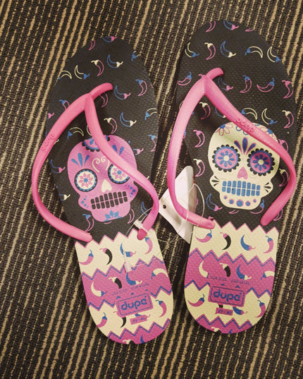 Dupe Women's Flip Flops Hype (Black)