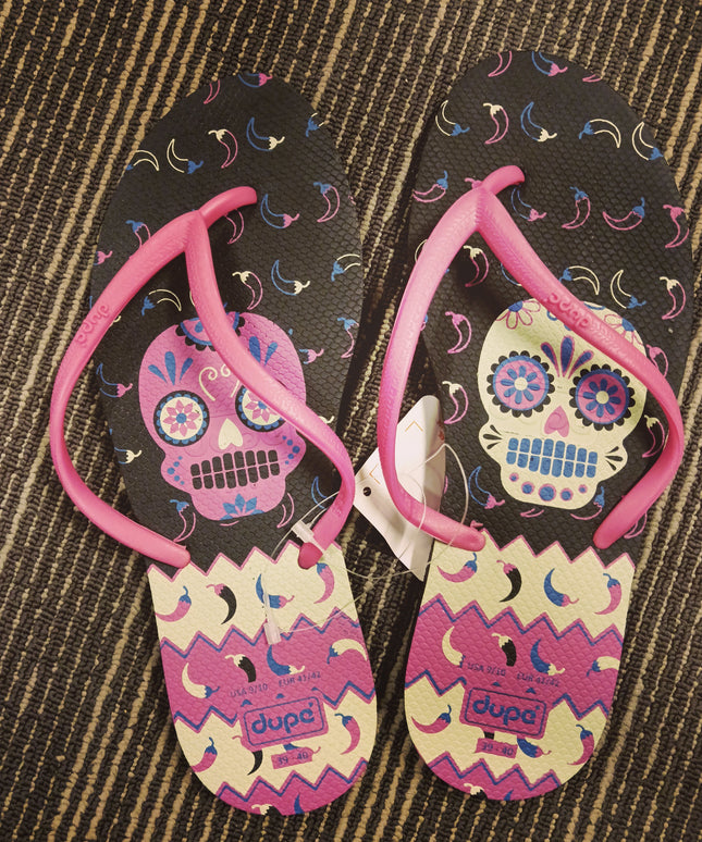 Dupe Women's Flip Flops Hype (Black)