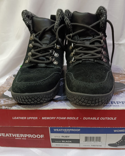 WEATHER RPROOF Womens Since 1948 Style Ruby Color Black