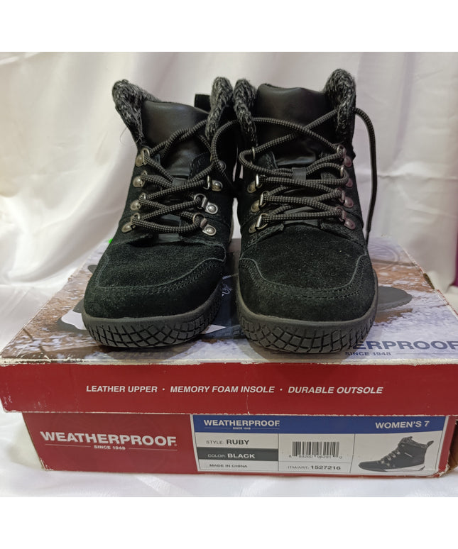 WEATHER RPROOF Womens Since 1948 Style Ruby Color Black