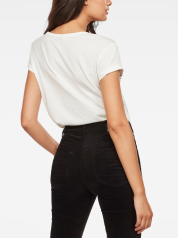 G-Star Raw Women'S Graphic 3 T-Shirt – White