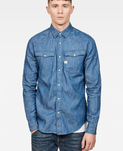 G-Star Men 3301 Denim Shirt