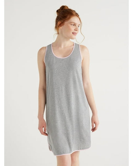 SIZE: XL - Joyspun Women's Cotton Blend Sleeveless Sleep Chemise