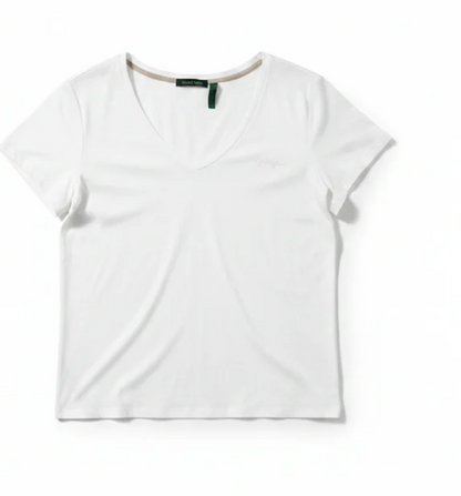 G-Star Raw Women'S Graphic 2 V-Neck T-Shirt – White