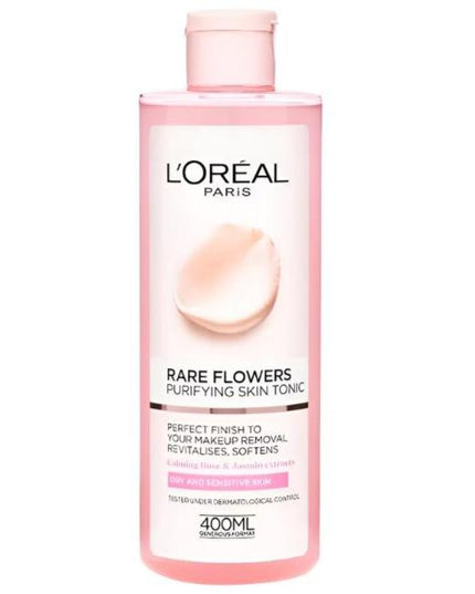 L'Oreal Paris Fine Flowers Cleansing Toner for Normal to Dry Sensitive Skin  | 400 ml