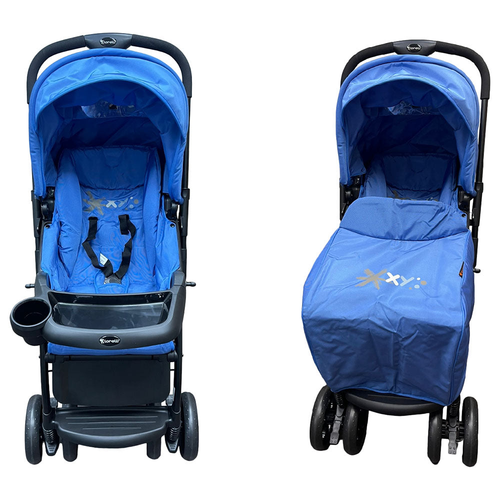 Combi Stroller Lorelli Classic Baby Stroller City Town Blue
